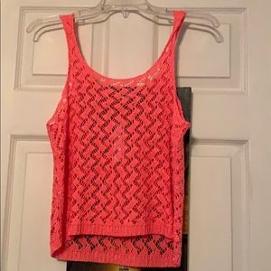 Knit/crochet garage tank top